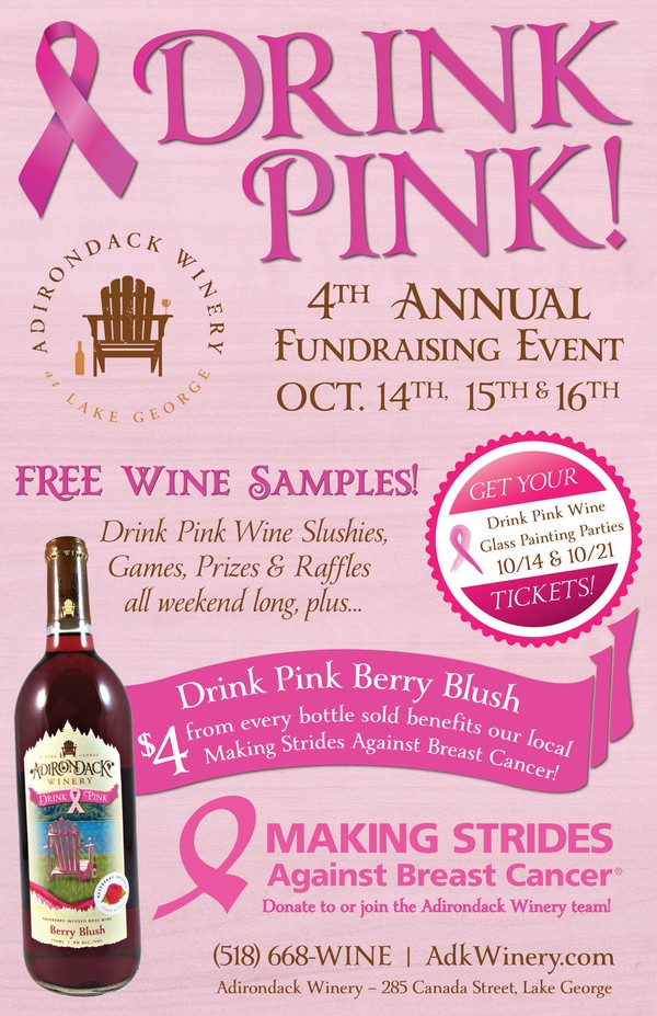 Drink Pink Weekend Flyer